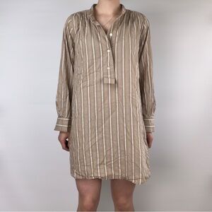 Arket Pop Over Shirt Dress Beige Size EUR 36/US 6